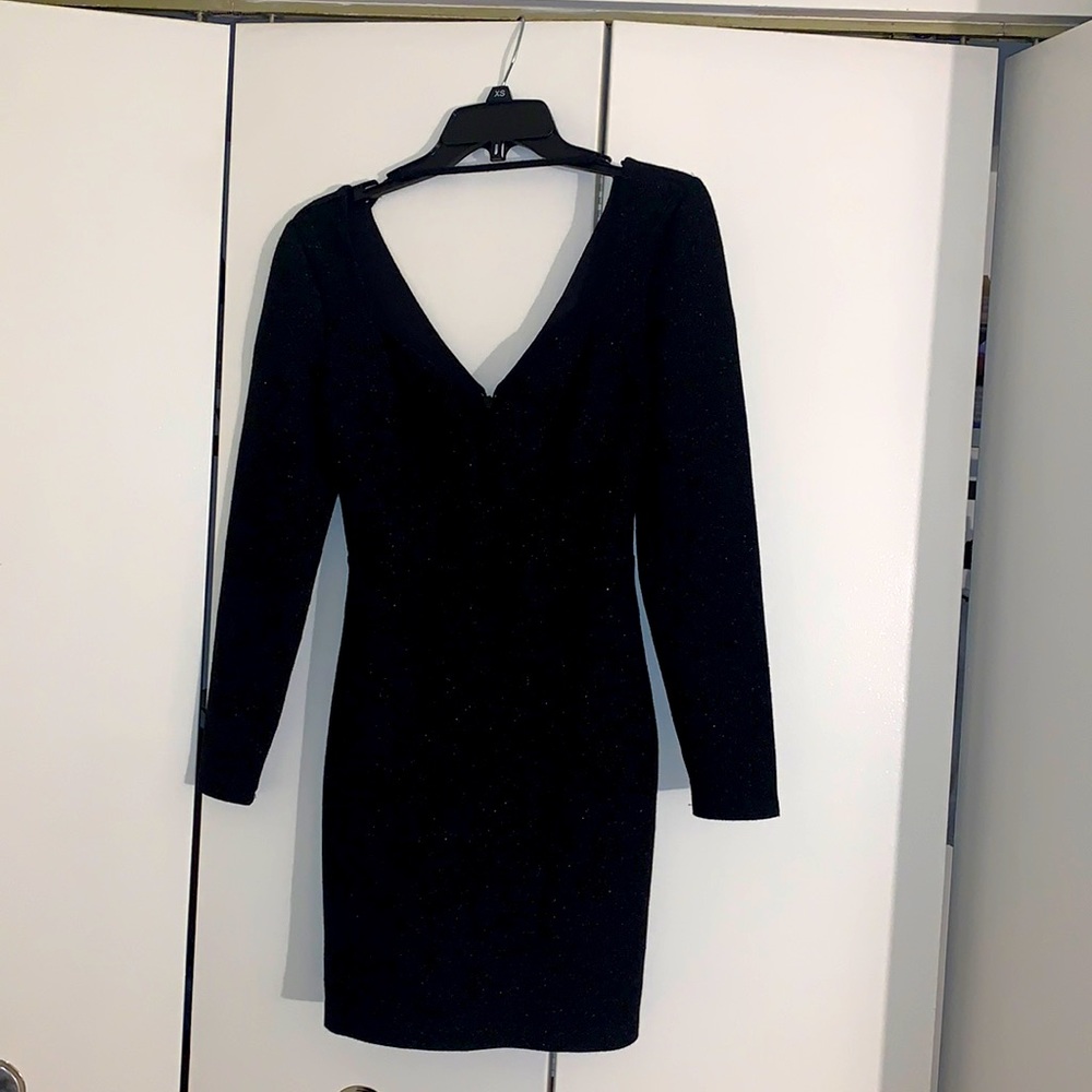 Express Black Sparkle Dress